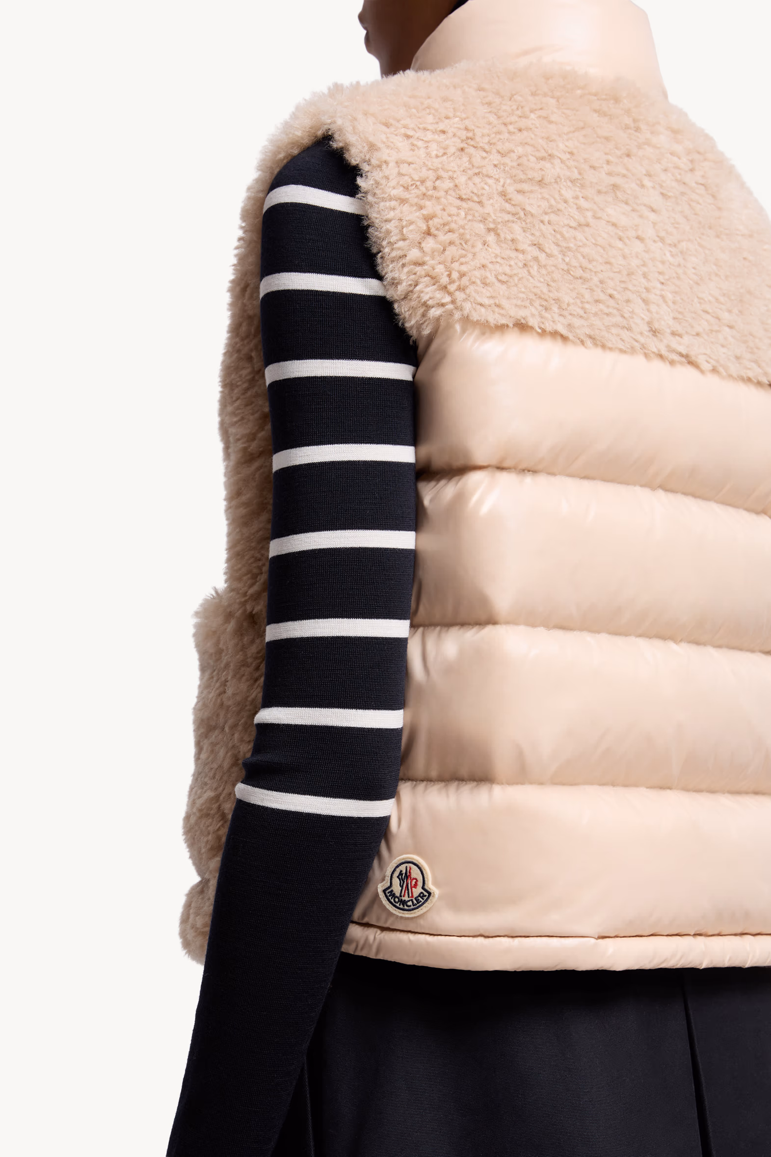 Planeze Teddy Down Vest Women Beige Moncler 6